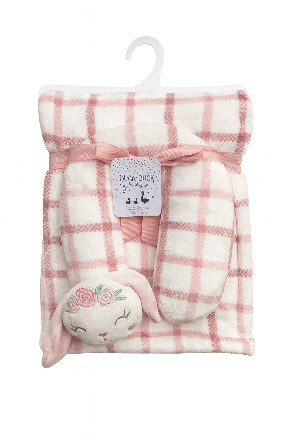 Kid's Plush Blanket with U Pillow