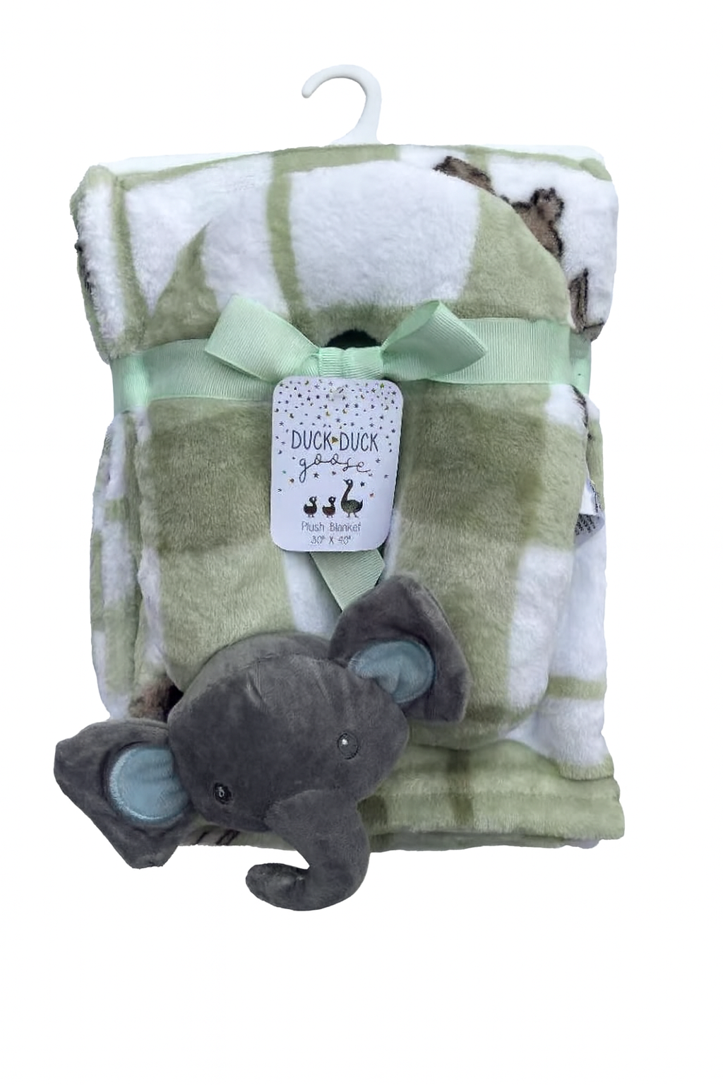 Kid's Plush Blanket with U Pillow