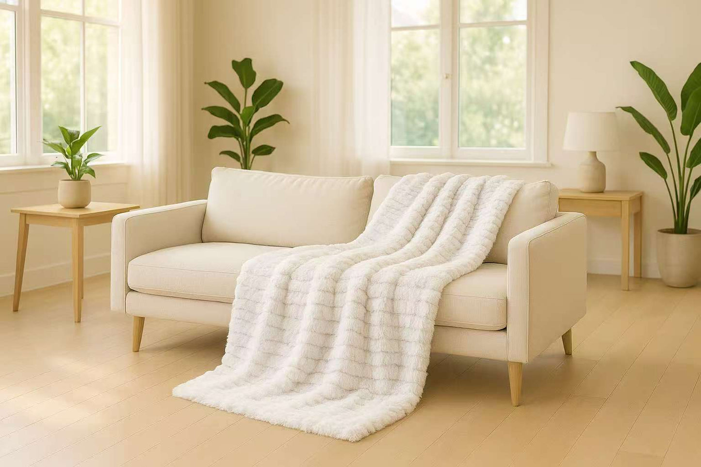 Faux Fur Throw