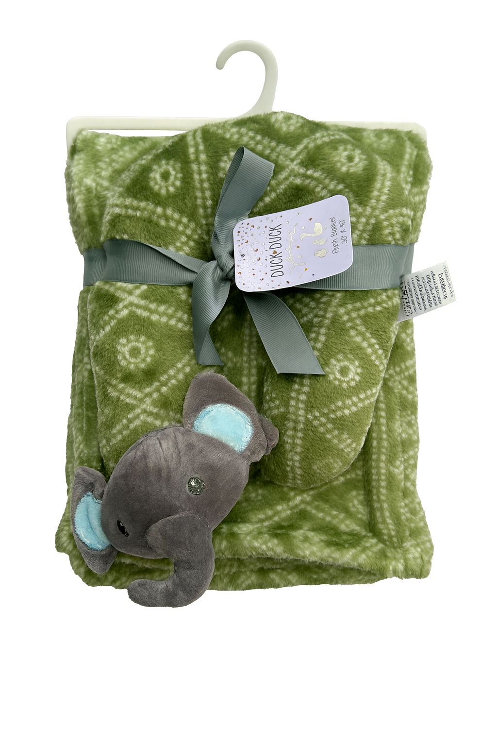 Kid's Plush Blanket with U Pillow