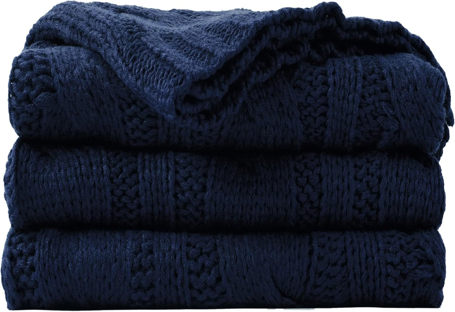 Classic Cable Knit Throw