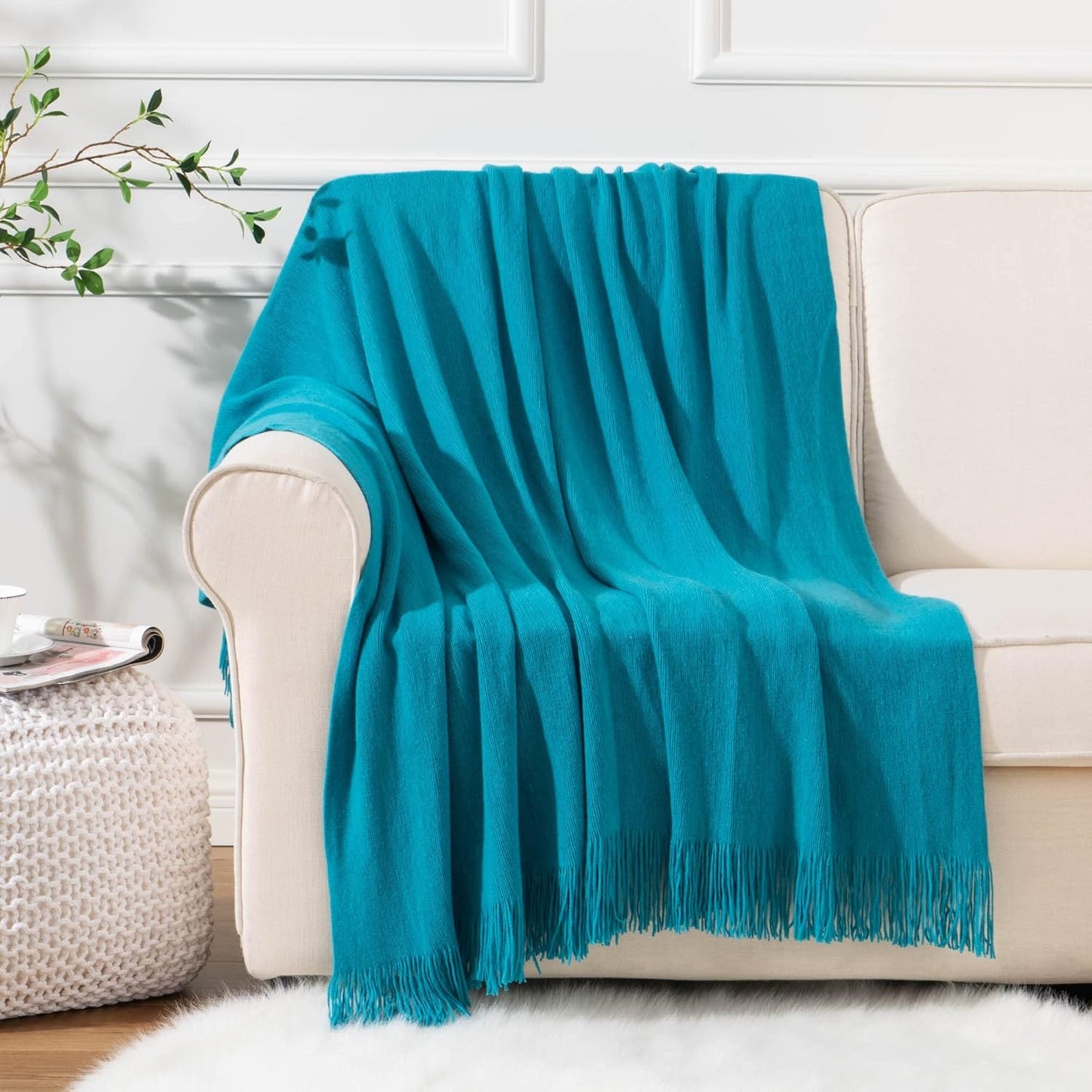 Fringe Throw Blanket