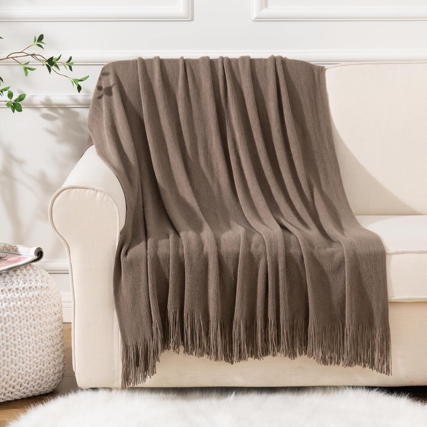 Fringe Throw Blanket