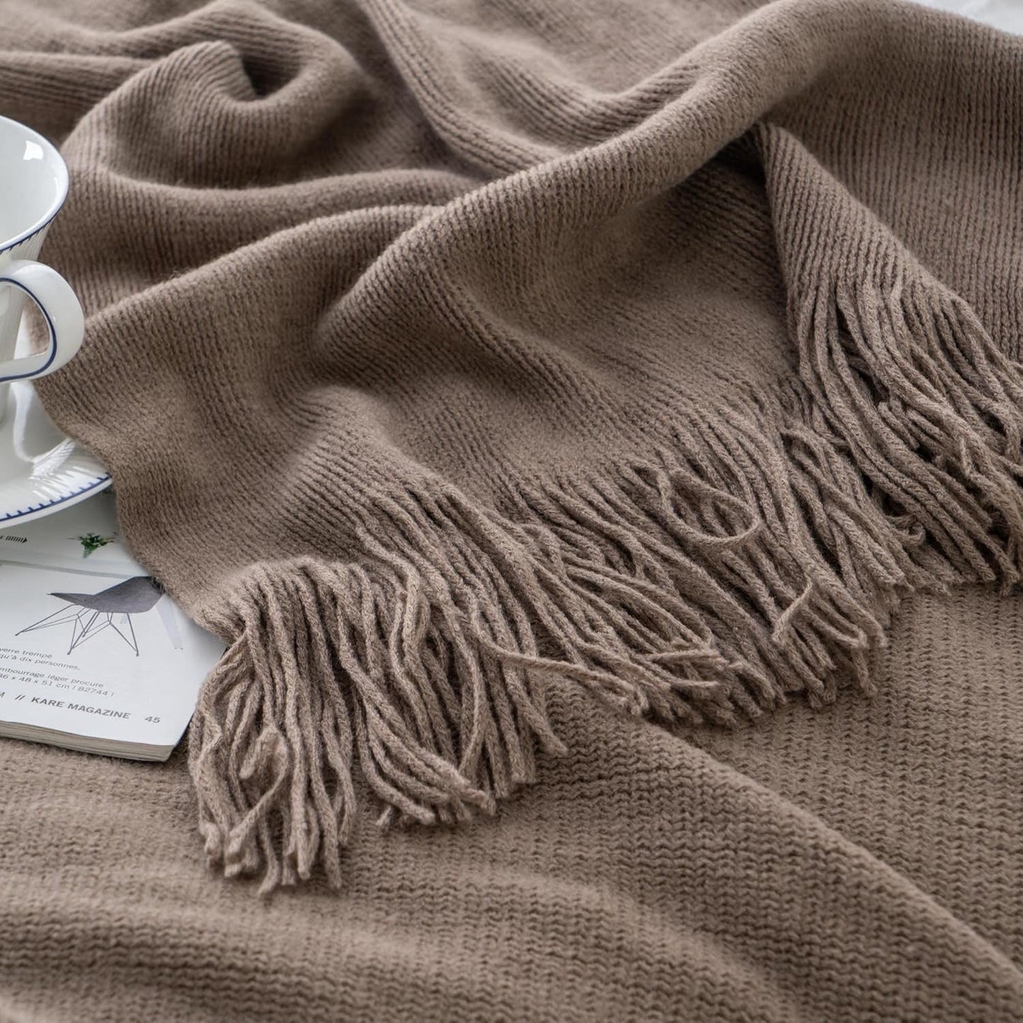 Fringe Throw Blanket