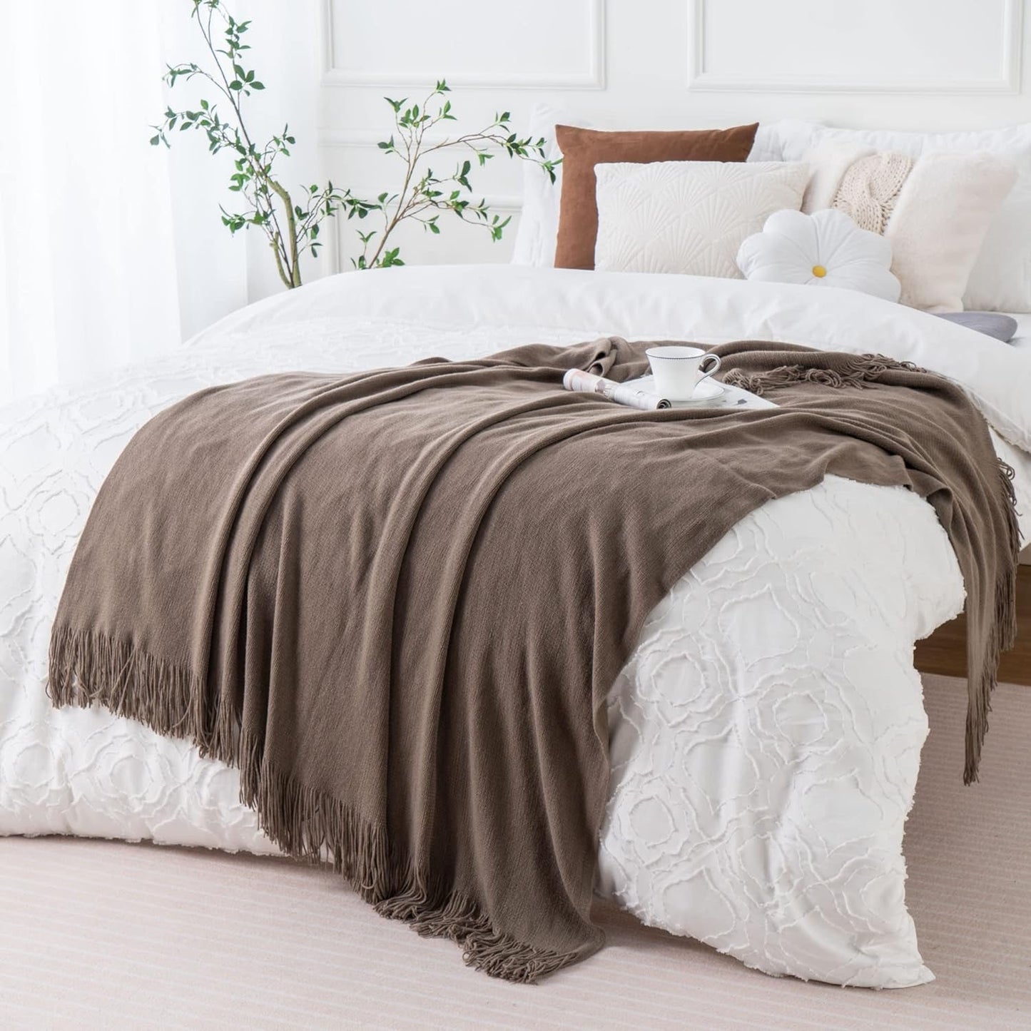 Fringe Throw Blanket