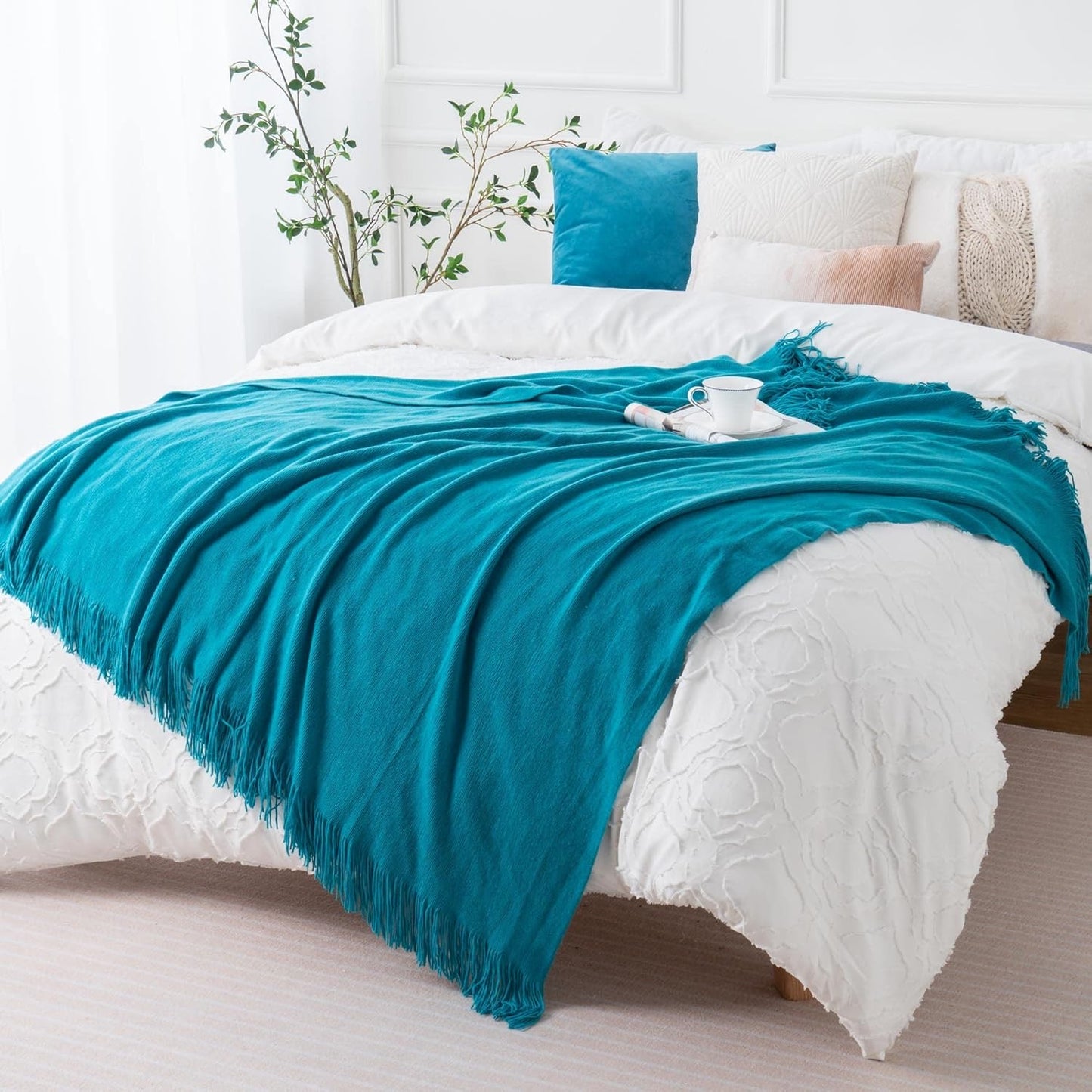 Fringe Throw Blanket
