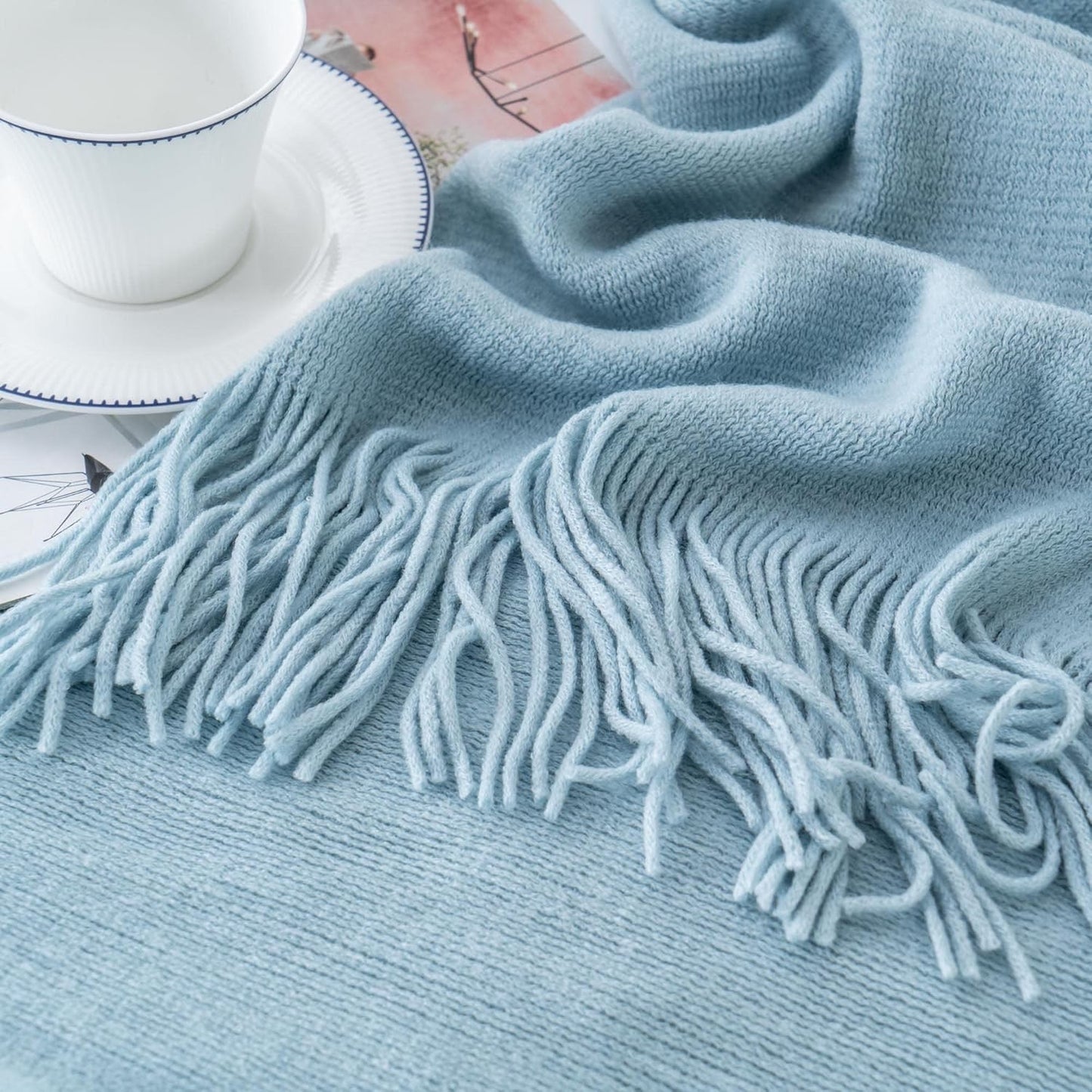 Fringe Throw Blanket