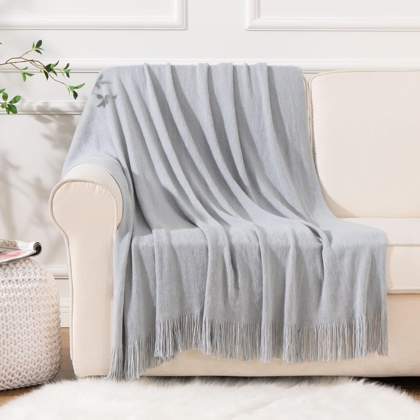 Fringe Throw Blanket