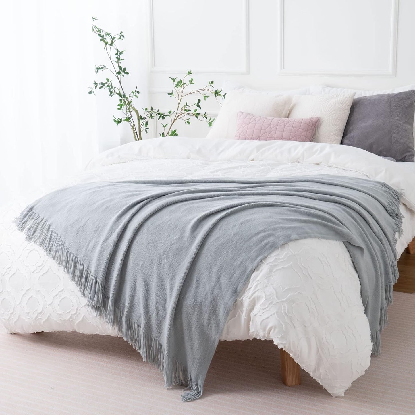Fringe Throw Blanket