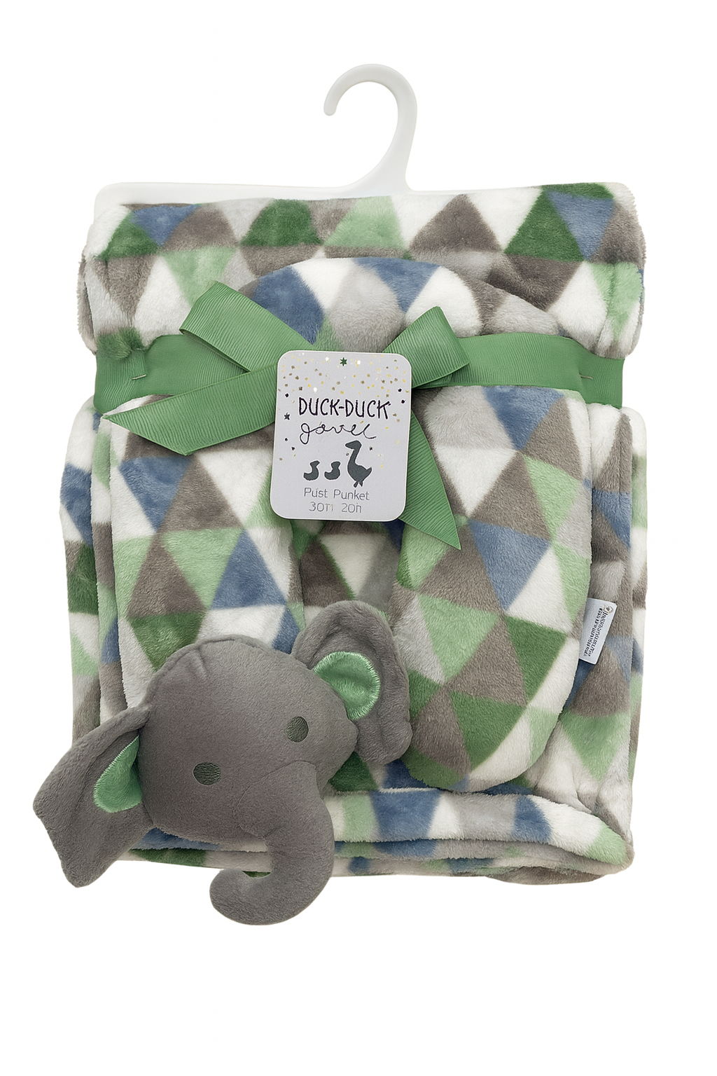 Kid's Plush Blanket with U Pillow