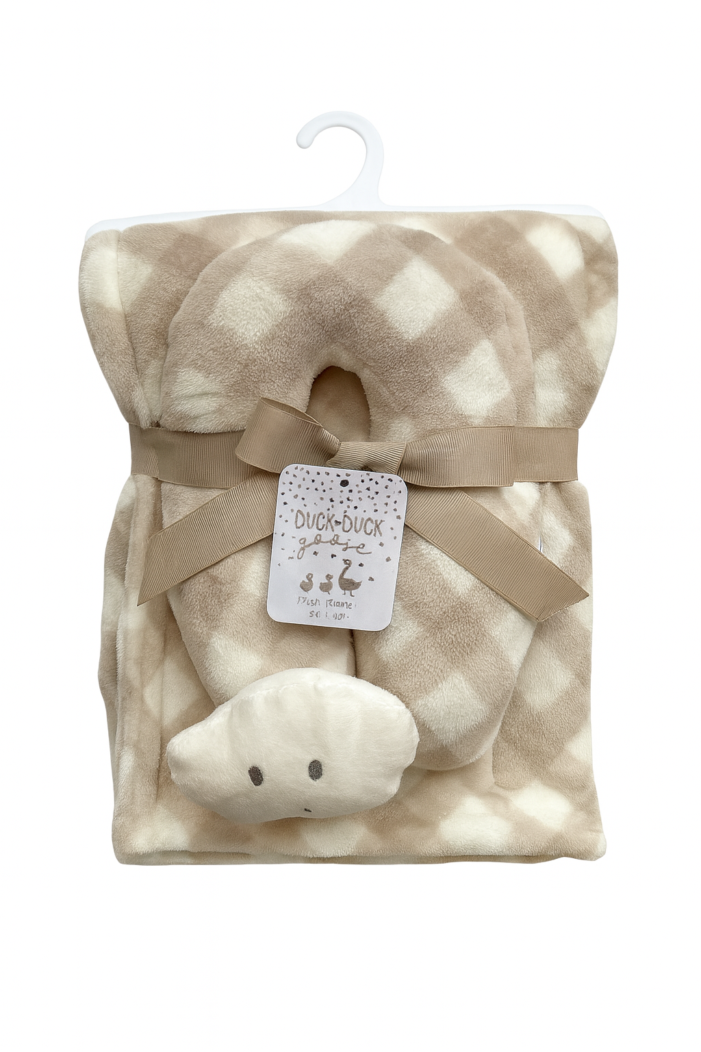 Kid's Plush Blanket with U Pillow