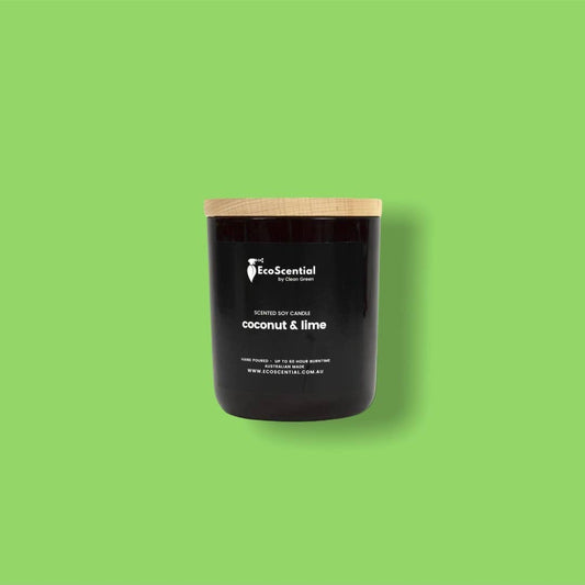 Coconut & lime Soy Candle
