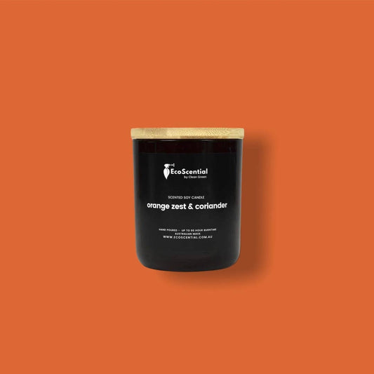 Orange zest & coriander Soy Candle