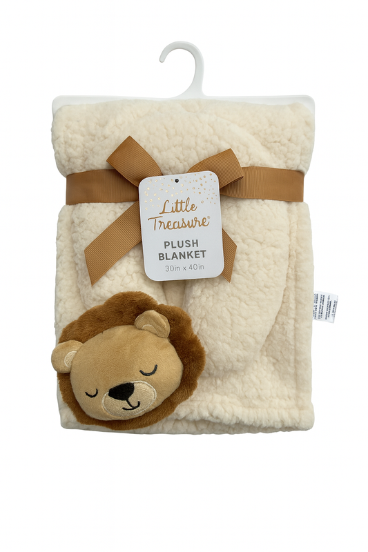 Kid's Plush Blanket with U Pillow